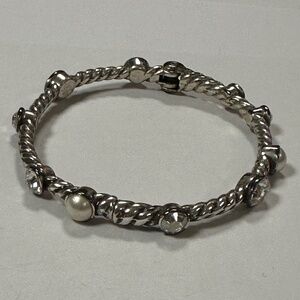 Brighton Monte Carlo Hinged Bangle Bracelet